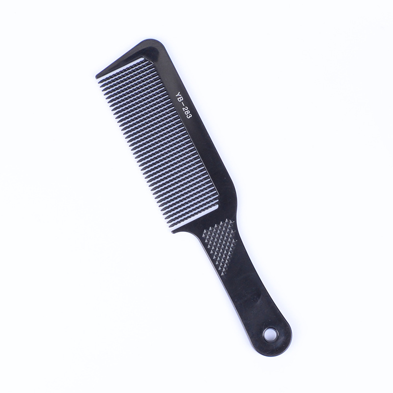 Hårklipp kam karbon kam salong frisør styling verktøy salong menn kvinner hår styling flat kam расческа для волос