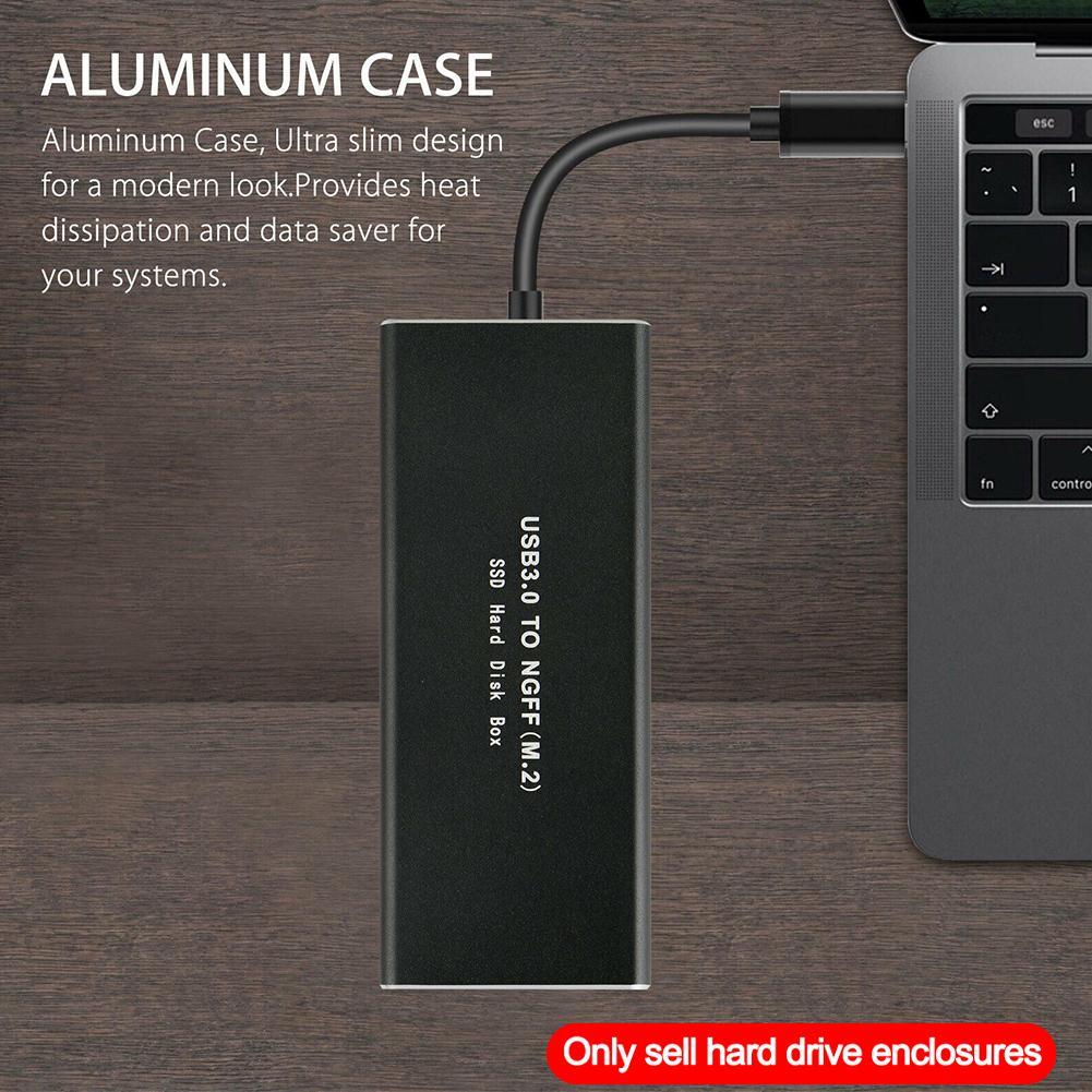 Usb 3.0 Hdd Behuizing M.2 Ngff Te USB3.0 Ssd Sata Harde Hoge Drive Spped 22*42Mm Doos Disk voor 22*30Mm 22*60Mm Case Gevallen Mob W7P6