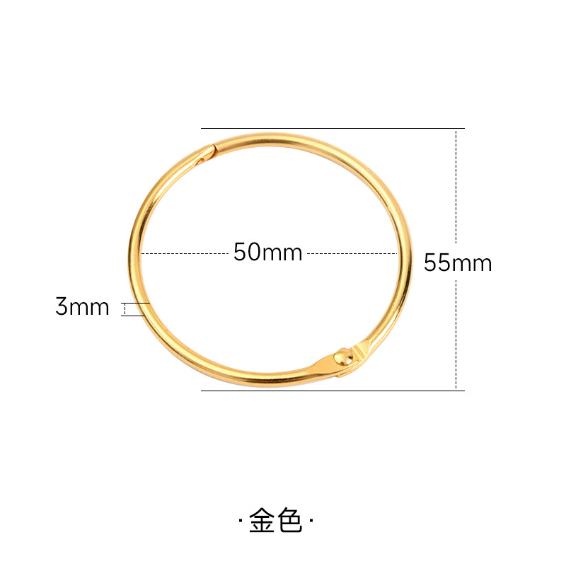 10 Stück/Packung Badezimmerhaken für Duschvorhang, Hängering, Silber, Gold, Schwarz, Farbe, Heimorganisation, 5 cm: violett