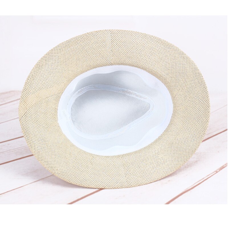 Mode Panama Hoed Zomer Zon Hoeden Voor Mannen En Womenbeach Stro Hoed Voor Mannen Uv-bescherming Cap chapeau Femme