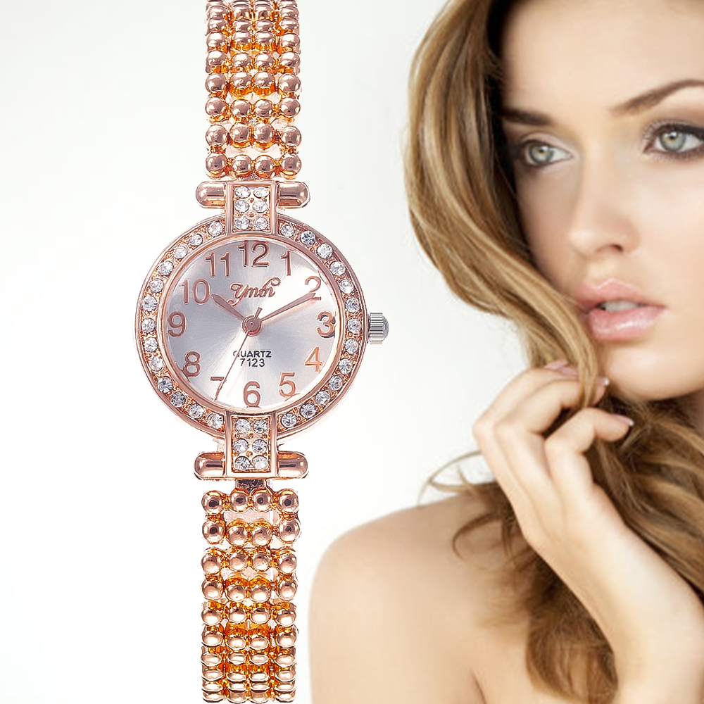 Toppmärke lyx armband klockor damklocka roséguld damklockor diamant damklockor klocka relogio feminino reloj mujer