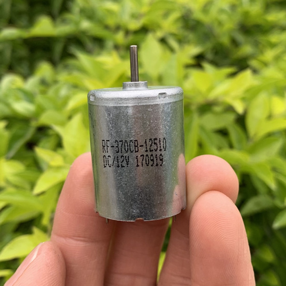 Micro 370 Motor RF-370CB-12510 DC 5V 7.2V 9V 12V Mini Precious Metal Brush Mute DIY Fan Toy Model Electric Machinery 3700RPM