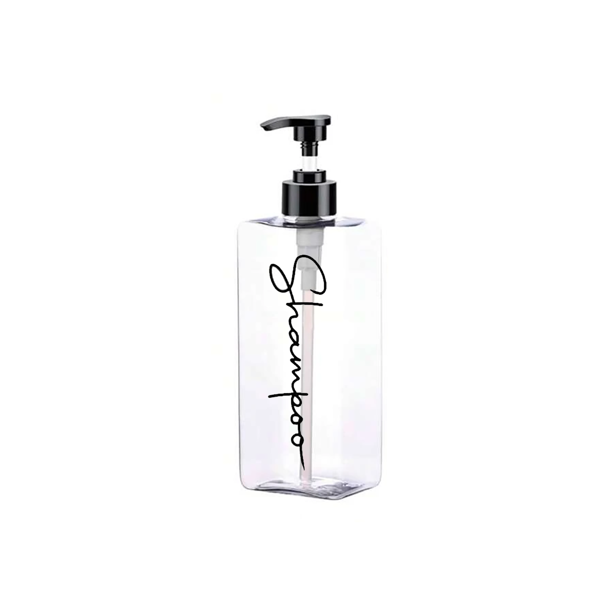 3-delige badkamerdispenserset voor navulbare flessen voor conditioner, shampoo en douchegel. Hotelachtig . Opbergcontainer voor vloeistoffen voor thuisdecoratie. Wordt geleverd met 3 waterdichte labels: WIT