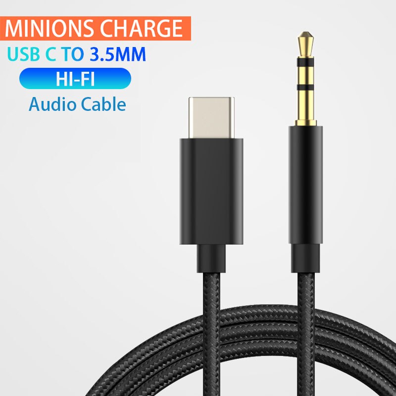 Cable de Audio Usb tipo C a Aux de 3,5mm, adaptador de conector de auriculares, altavoz, para coche, para Samsung S20 Plus, Note 20, S21, Ultra Tab S7