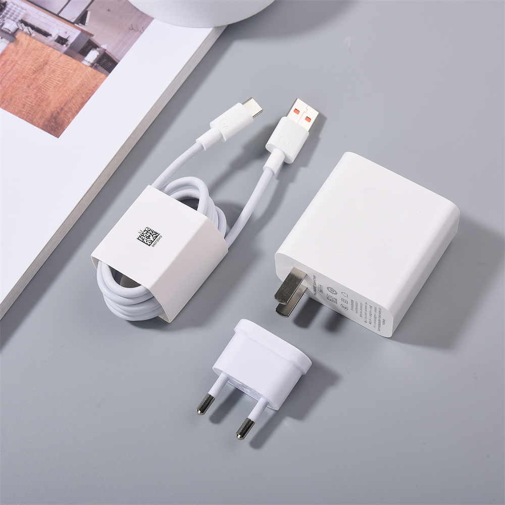 Original 100W HUAWEI SupeCharge EU US Plug 6A Quick USB Type C CableFor HUAWEI Mate X3 50E 40 P60 P50 Nova 10 9 8 Pro SE Tablet: BR