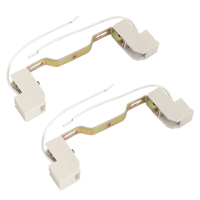 3X R7S Bulb Socket Lamp Holder Connector Metal Ceramics Handle For Flood Light, 118Mm: Default Title