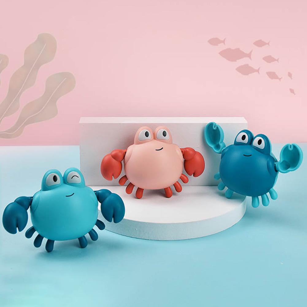 Cartoon kleine krab zwemmen model opwindbaar uurwerk kinderontwikkeling badspeelgoed opwindbaar speelgoed voor kinderen jongens