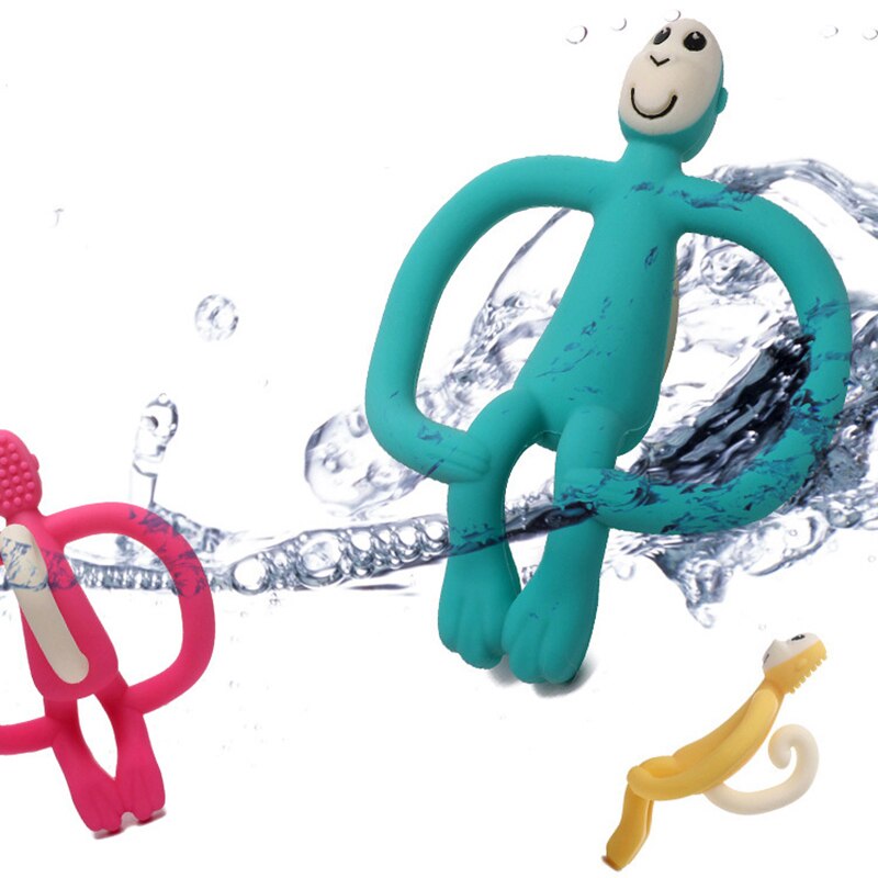 Bpa Gratis Zachte Baby Bijtring Chew Dental Care Knaagdieren Bijtringen Voor Kinderen Silicon Bijtring Tandenborstel Baby Speelgoed 0 12 Maanden