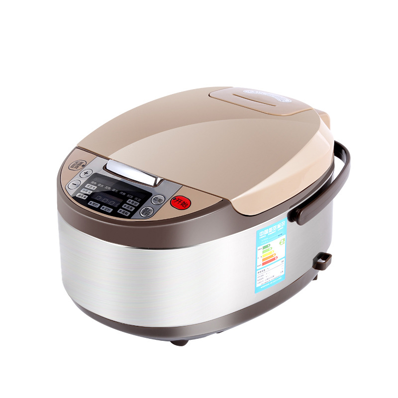 5L Smart Rice Cooker 4 People-6 People Electric Pressure Cooker Gold Aluminum Alloy Liner