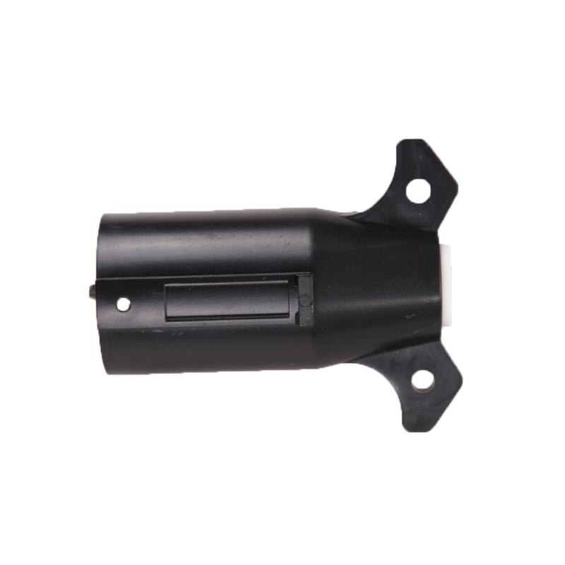 12V Black Plastic Car Plug Trailer Plug 7 PIN American 7-pin Trailer Adapter Blade Round Connector For Auto Motorcycle