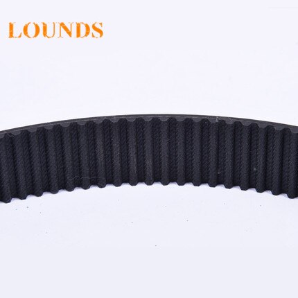 HTD390-5M-15 teeth 78 width 15mm length 390mm HTD5M 390 5M 15 Arc teeth Industrial Rubber timing belt 5pcs/lot