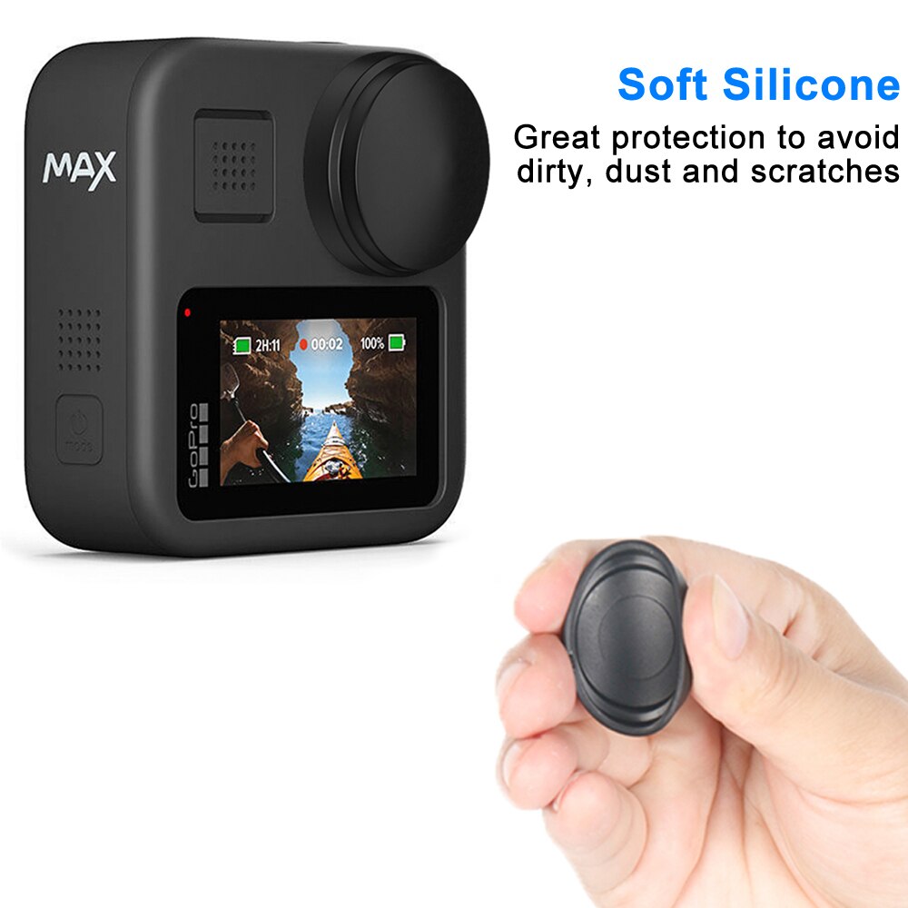 Funda protectora para GoPro Max 360, tapa de objetivo, accesorios, carcasa de película de vidrio templado