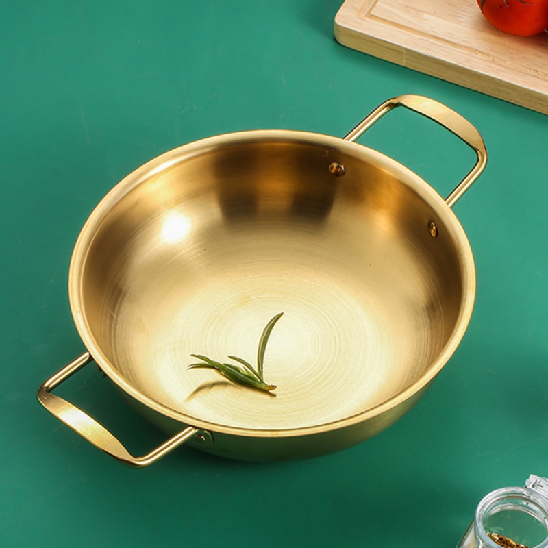 Stainless Steel Round Flat Dinner Plate Cake Bread Storage Dishes Serving Tray Cold Noodle Making Tools With Silicone Ears Pan