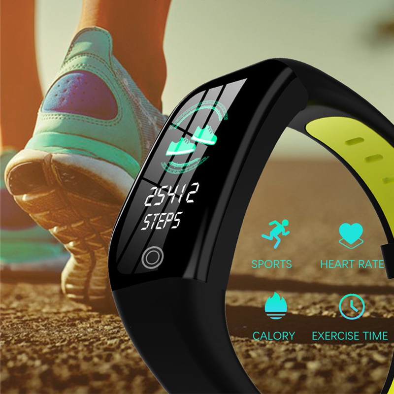 Hembeer Smart Armband Fitness Tracker Hartslagmeter Bloeddruk Horloge Klok Kleurrijke Touch Screen
