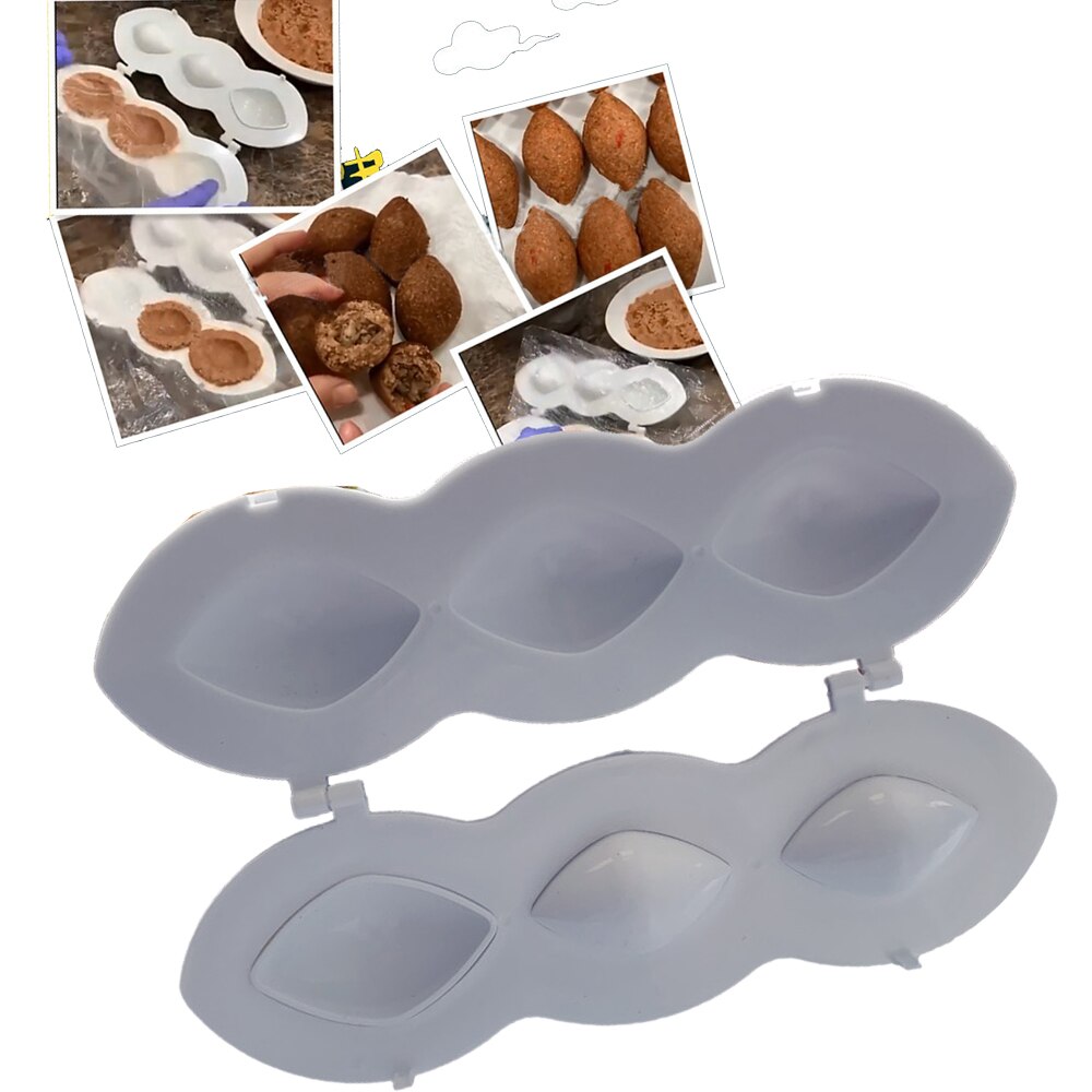 Moule à Boulettes De Viande 4 En 1 - Outil Pratique En ABS Pour Boulettes Farcies Et Parfaites En Un Instant