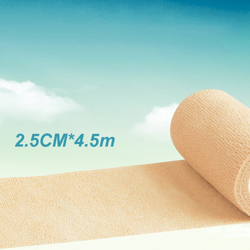 2.5cm X 4m First Aid Elastic Protect Thumb Finger Bandage Stretch Strap Sports Strapping Tape EAB Fabric Self Adhesive Wrist