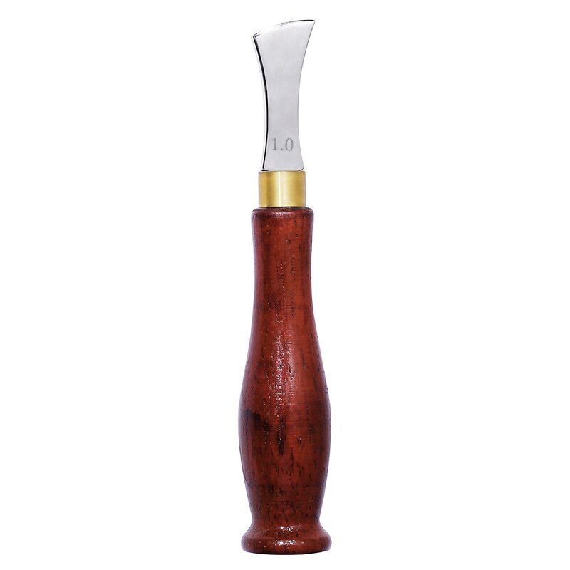 SHWAKK Leather Edge Creasing Tool Blade Shallow Groove Press Line Polished Finish Press Edge Marking Creaser Leather Craft Tool: 1.0
