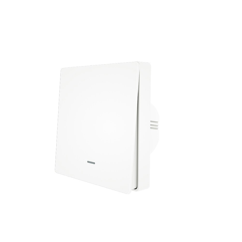 Tuya Zigbee Licht Schakelaar Drukknop Tuya Zigbee Hub Vereist Smart Leven App Afstandsbediening Werk Met Alexa Google Thuis: 1 Gang