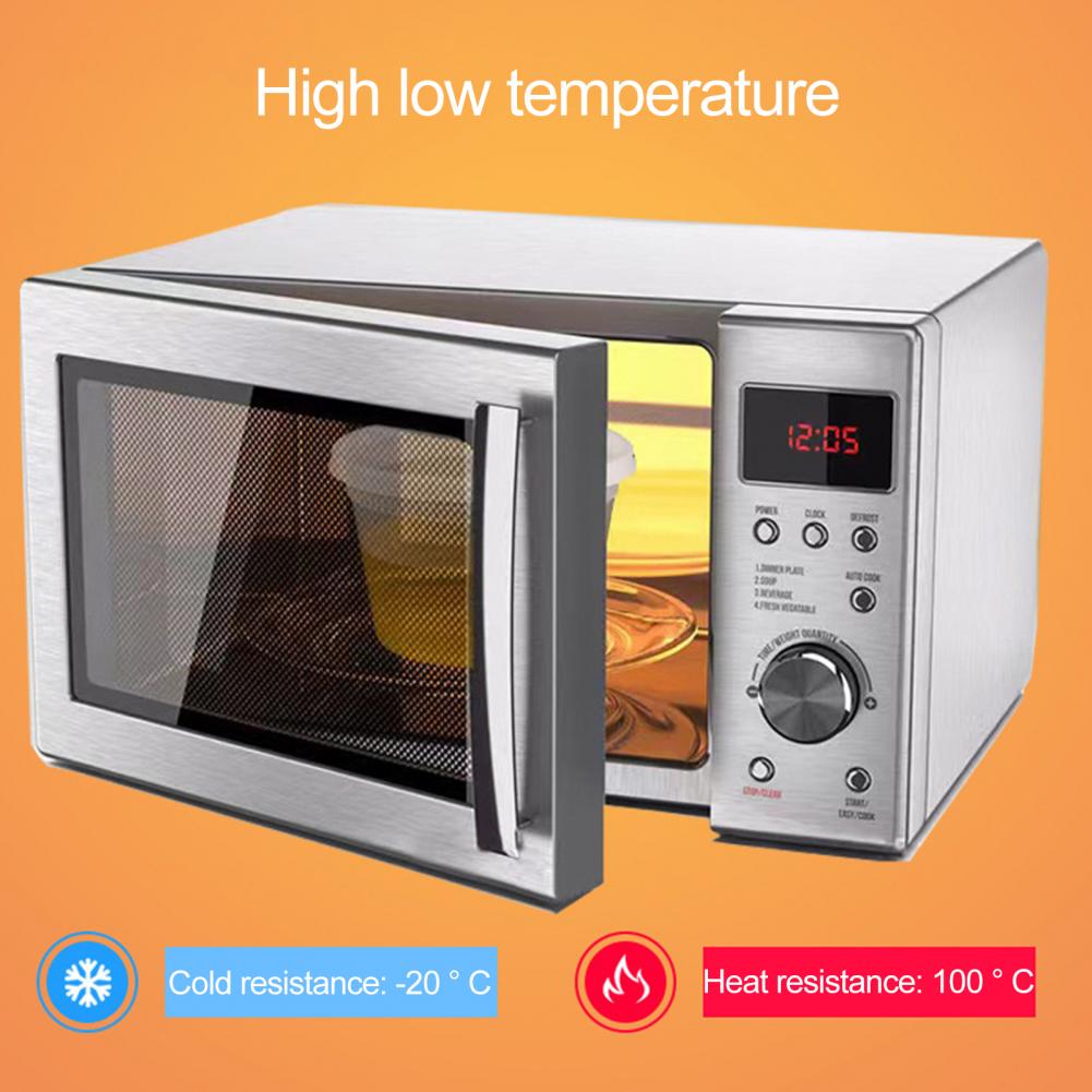 20Pcs Airtight Food Storage Containers Snap-on Lid Deli Organizer Boxes Round Plastic Food Storage Boxes kitchen Accessories