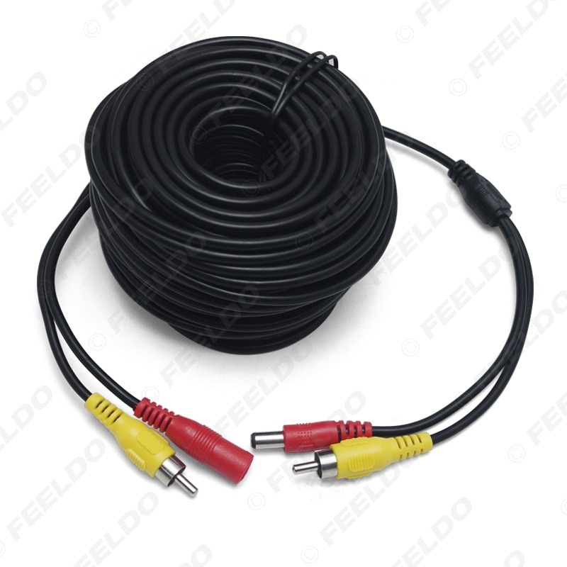 20 m rca Video Strip Line Reversing Detection Line 20M Car RCA Vehiclel Backup Camera Image Video Line