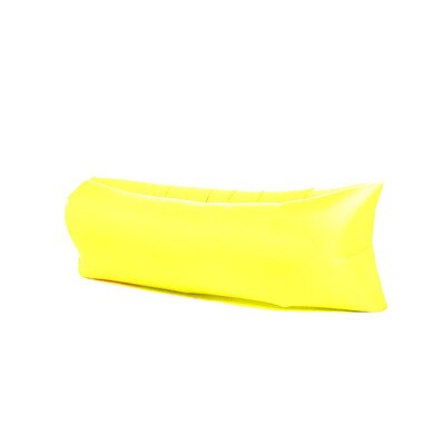 Canapé gonflable pour Camping en plein Air, étanche, Portable, Anti-fuite d&#39;air, lit de détente, plage: Yellow