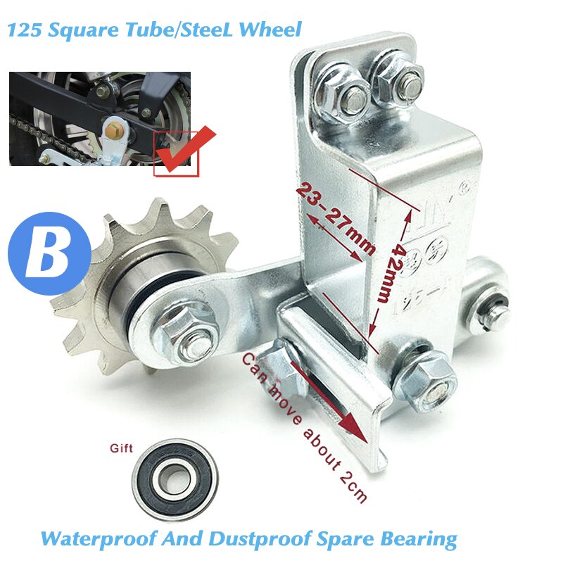 MOTO Chain Protect ,Chain Tensioner Universal Tool Adjuster Chain Tensioner Bolt On Roller Motorcycle Modified Accessories ,: B