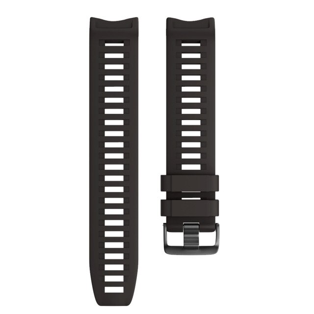 Für Garmin Instinct armband sport silikon ersatz armband farbe armband schnelle installation und entfernung zubehör: Black