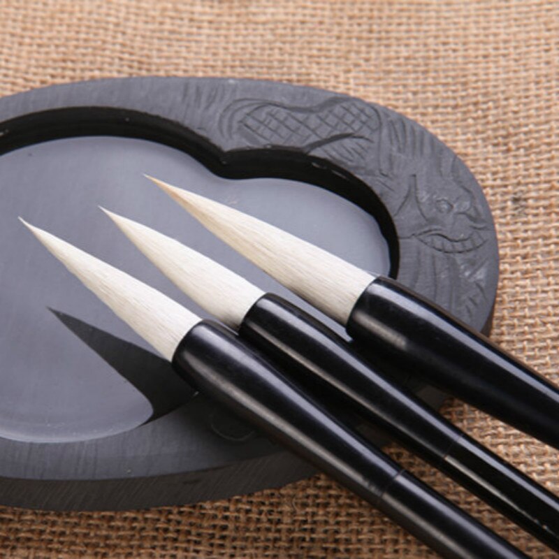 Ruyang Liu Chinese Calligraphy Brush Pen Set Soft Woolen Hair Calligraphy Writing Brush Pen Chinese Traditional Writing Supplies