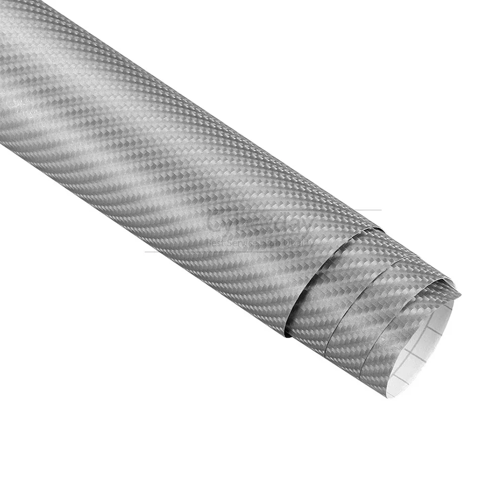Película de envoltura de vinilo de fibra de carbono para coche, 3M, bricolaje, estilo automático, pegatinas gruesas 4D para coche, impermeables con burbujas sin aire, 100mm x 1520mm