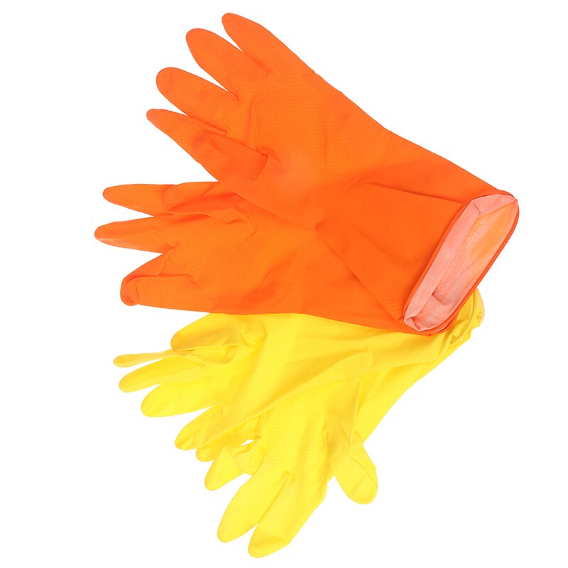 Guantes de silicona de manga larga, guantes para lavar la cocina, guantes para limpiar el hogar a prueba de agua de látex, además de guantes de lavado de PVC, Herramientas de limpieza