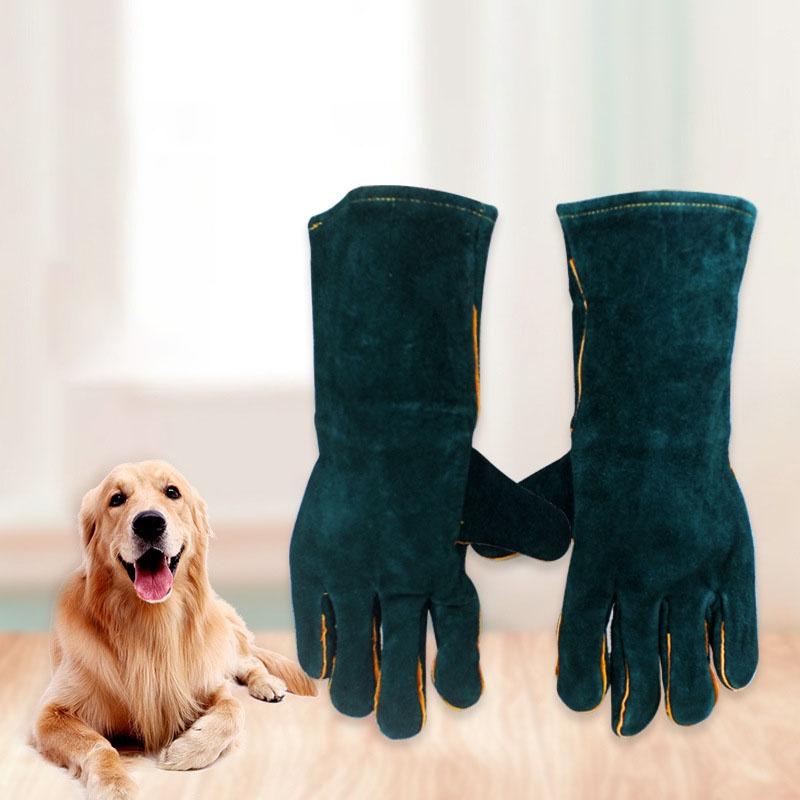 Anti-Bijt Veiligheidshandschoenen Bijenteelt Hond Kat Vogel Slang Baden Training Ultra Lange Verdikte Huisdier Grijpen Bijten Beschermende Handschoen