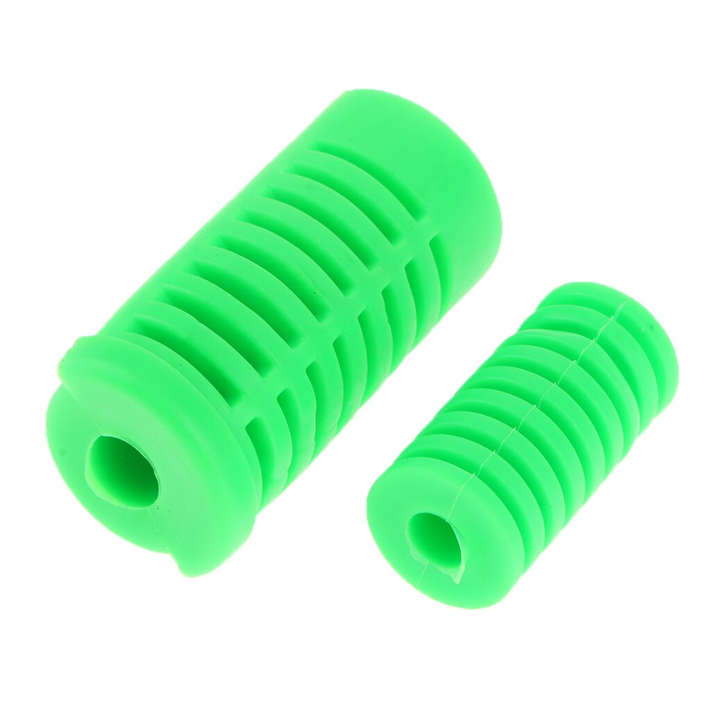 2 Stuks Motorcycle Gear Shift Shifter Lever Staaf En Voetsteun Pedaal Rubber Cover Levier De Métamorphe Motorfiets Accessoires: Green