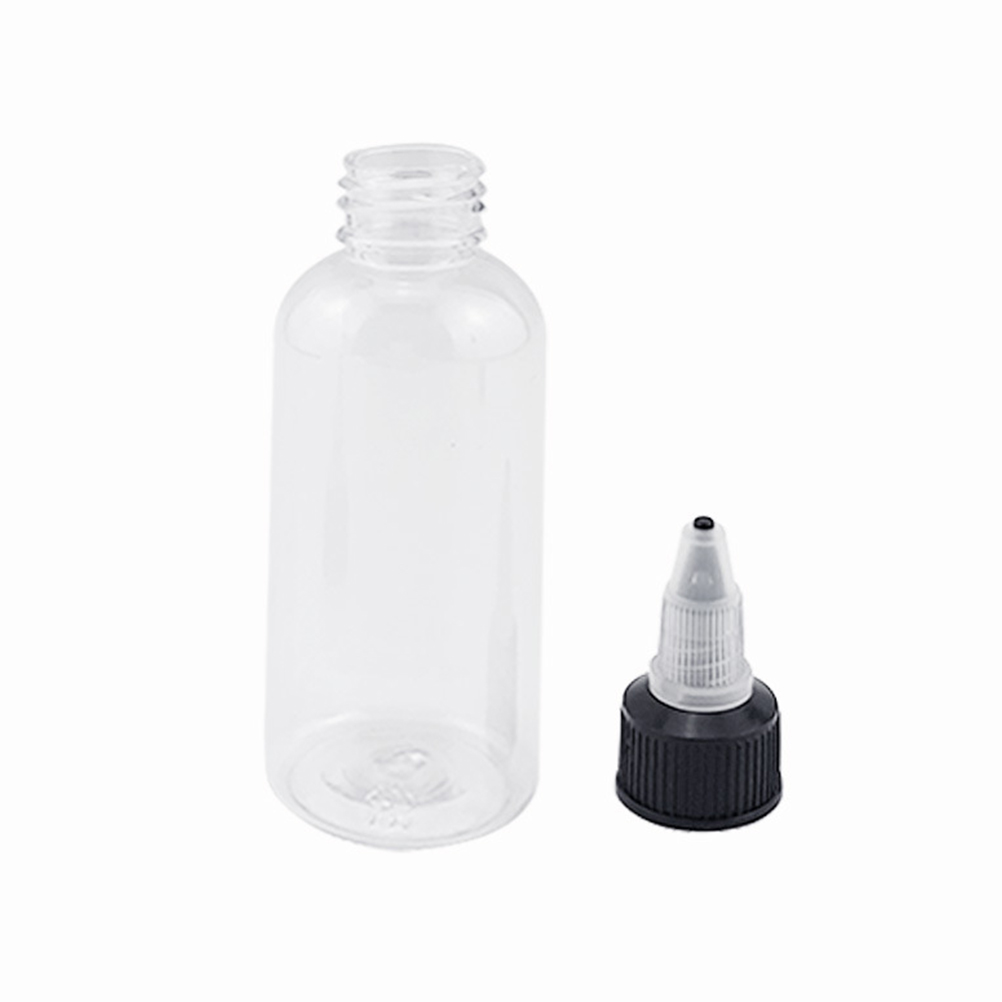 15pcs Ink Bottles Durable Plastic Transparent Pigment Storage Bottle Empty Bottle Ink Container Accessory