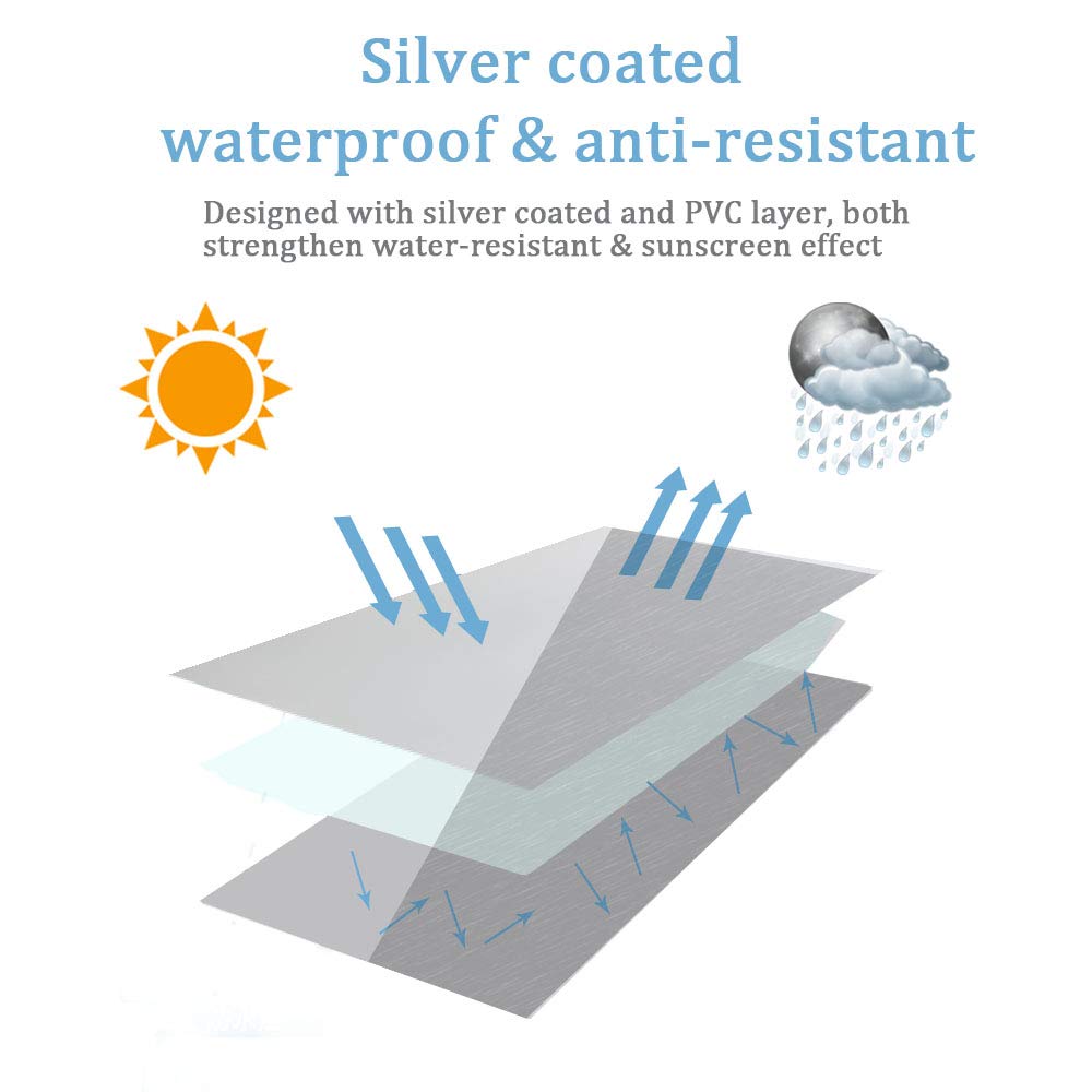 Wasmachine Cover Polyester Fibre Waterdichte Voorlader Wasserij Droger Cover Zonnebrandcrème Wasserij Zilveren Coating Stofdicht Cover