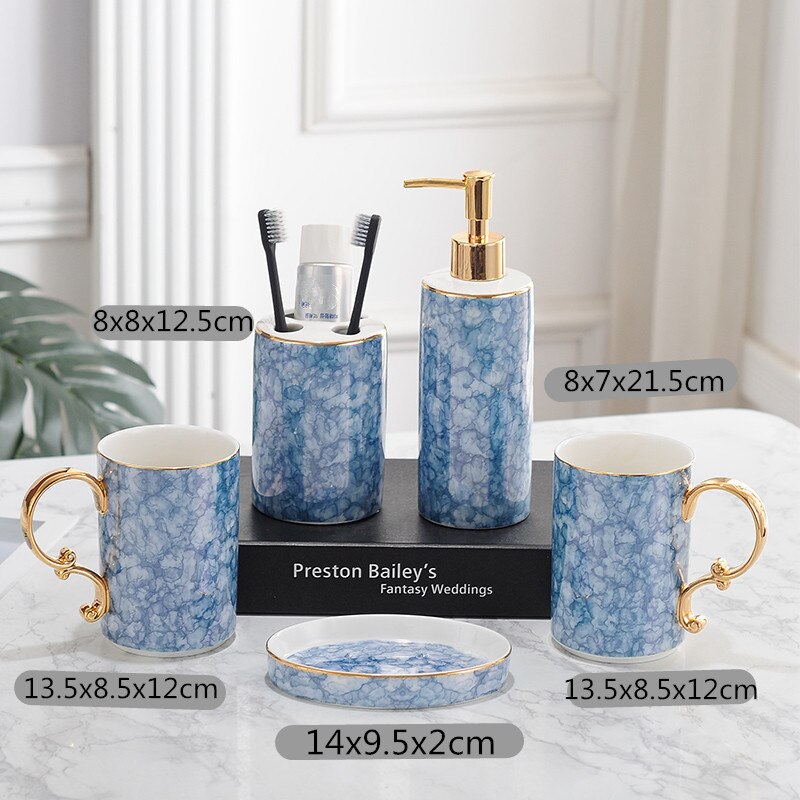 Curated visual reference: Nordic Light Luxury Bathroom Set Bath Accessories Photo Inspiration