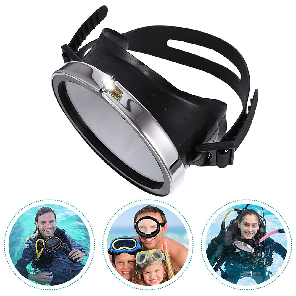Diving Goggles Good sealing Anti-fog Tempered Glass Large Frame Waterproof Fisherman Swimming Goggles Snorkeling Equipment Mask