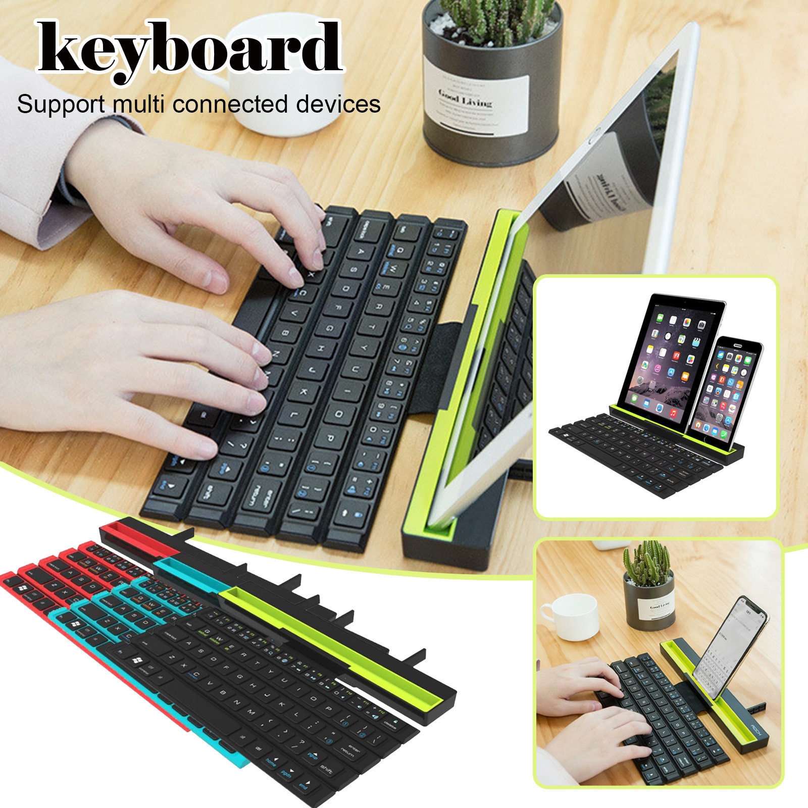 Keyboard Wireless Mini Laptop Touchpad Iphone Bluetooth For Android Windows Multifunction Teclado Keyboard Phone Accessories