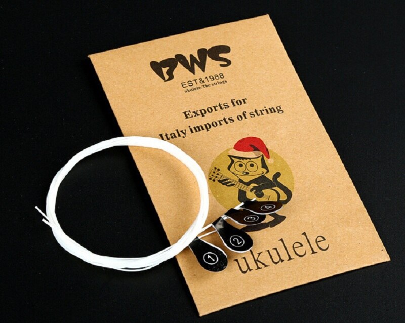 Ukulele kielet nylon ukelele bassokieli valkoinen aquila kielet ukulelet hiilikuitukitara 4 kieliset soittimet