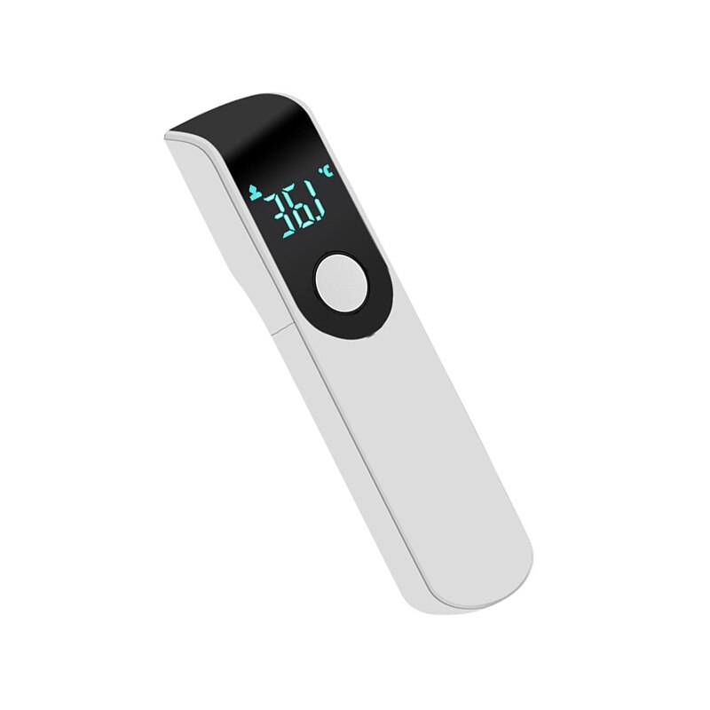 Mini Handheld Ear Thermometer Portable Human Body Thermometer Household Health Monitor Body/Object Model ℃ ℉ Digital Thermometer: White