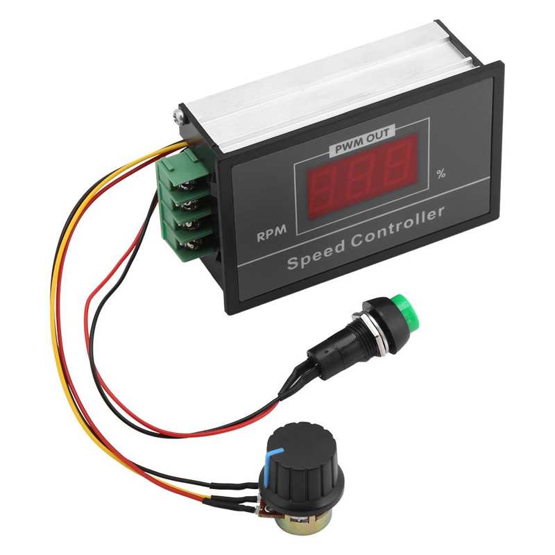Bürstenlosen Motor Controller DC 6-60V 12V 24V 36V 48V 30A PWM DC Motor speed Controller Start Stop Schalter Motor Regler