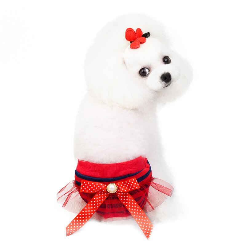 Kvinnelig kjæledyr hund valp bleie bukser fysiologisk sanitær kort truse bleie undertøy