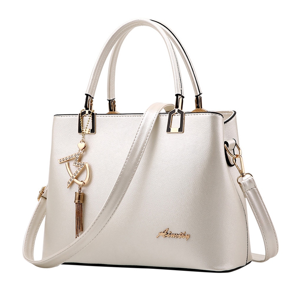 Mulheres mensageiro 2020 nova maré feminina topo-alça grande saco meninas simples sacos de ombro bolsas femininas para lady totes festa pacote sac: WHITE