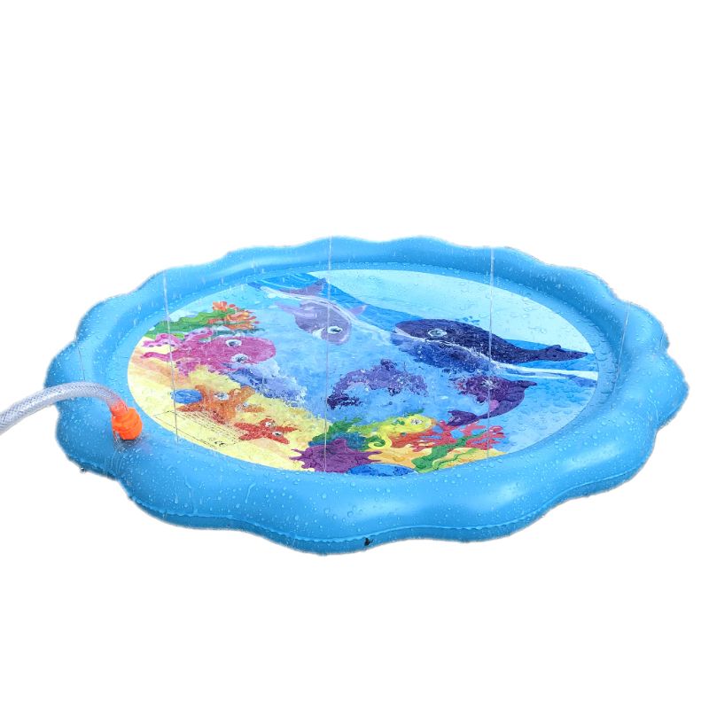 Opblaasbare Spray Water Kussen Kids Zomer Spelen Water Mat Gazon Games Pad Sprinkler Speelgoed Outdoor Bad Zwemmen Zwembad 100/130/150/170