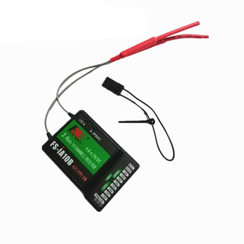 Original flysky  ia6b ia6 ia10b fs -ia6/ fs -ia6b/ fs -ia10b 6ch 2,4g antena dual rc receptor til flysky fs -i6 fsi 6 fs-i6 fs-ia10b: Ia10b recevier