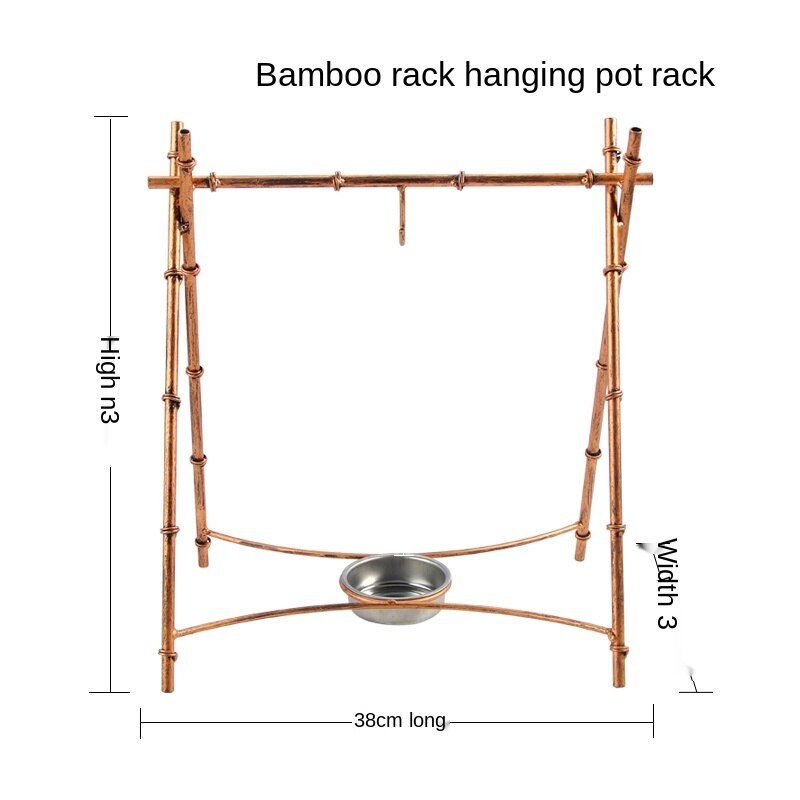 Tableware Special Dish Iron Stewed Pot Set Restaurant Hotel Hanging Pot Commercial Solid Alcohol Heating Furnace: p