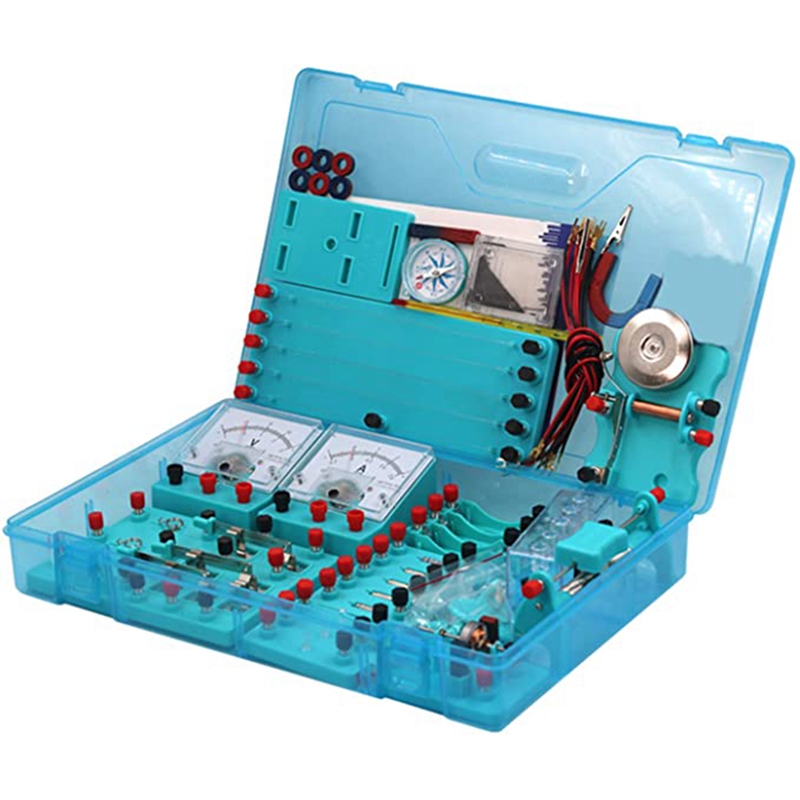 Kit d&#39;apprentissage du Circuit électrique pour enfants, Kit d&#39;expérimentation physique, outil pédagogique de base pour le magnétisme électrique ABS