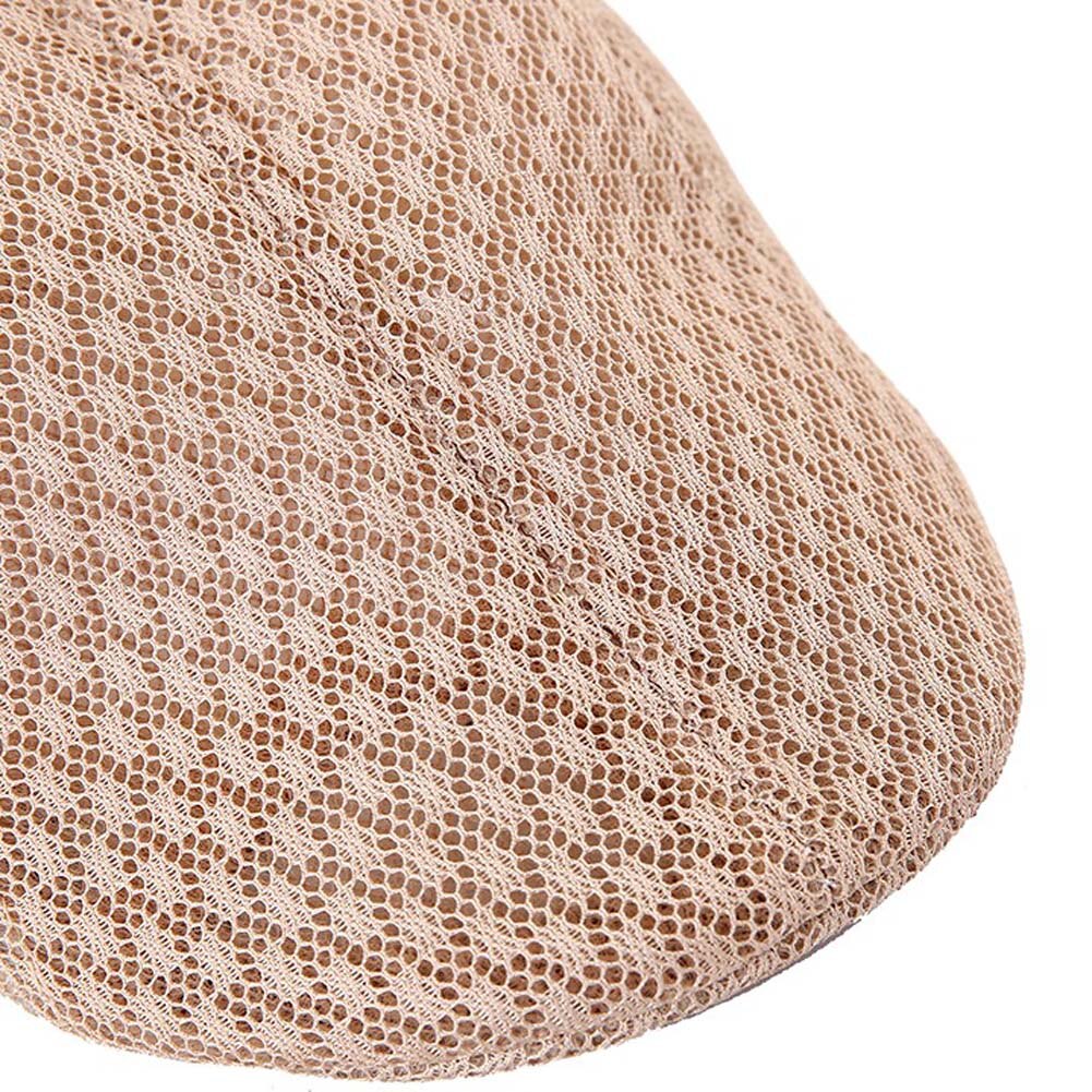 2019 brytyjski styl klasyczny mężczyzna kobiet Mesh berety czapki lato dorywczo jednolity kolor czapki z daszkiem berety kapelusze oddychająca czapka Casquette