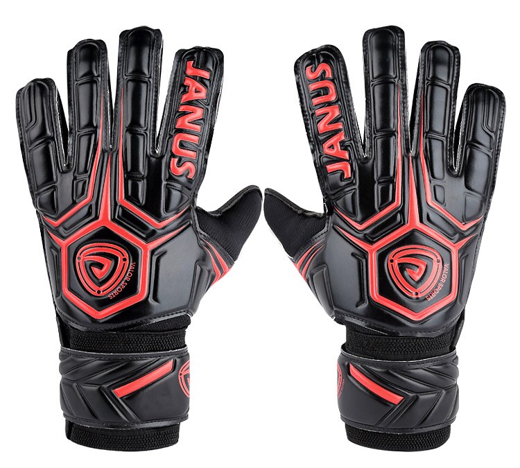 JA919 Fußball Fußball Torwarthandschuhe Professionelle Finger Sparen Schutz Goalie Keeper GK Handschuhe 3mm Latex Flache Schneiden Palm