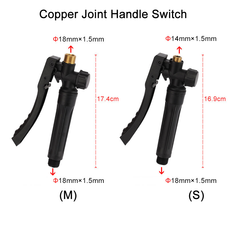 Handheld Handle Trigger Press Switch With Lock Connector For Electric Spraying Hand Sprayer Outdoor Garden Sprayer Accessories