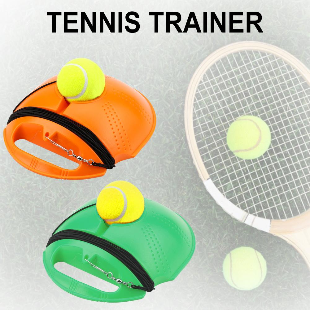 Tennis Training Rebound Ball Tennis Trainer Practice Training Tool Baseboard Sparring Device With Rope